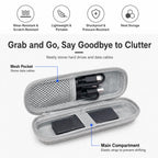Baona BN-F033 Hard EVA Carrying Case M.2 NVMe SATA SSD Portable Travel Storage Protective Pouch Bag