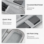 Baona BN-F033 Hard EVA Carrying Case M.2 NVMe SATA SSD Portable Travel Storage Protective Pouch Bag