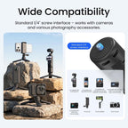 aMagisn One-Touch Open Mini Tripod 2-in-1 Pocket Handheld Grip with 1/4-inch Screw For Most Action Cameras