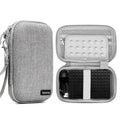 Baona BN-F007 Hard EVA External Hard Drive Case Shockproof Power Bank Organizer Electronic Travel Bag, Small Gray, Small Black, Large Gray, Large Black