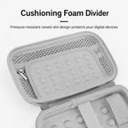 Baona BN-F007 Hard EVA External Hard Drive Case Shockproof Power Bank Organizer Electronic Travel Bag, Small Gray, Small Black, Large Gray, Large Black