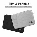 Baona BN-Z002 Laptop Case Waterproof Notebook Protective Bag Slim Computer Pouch, 11 inch Gray, 11 inch Black, 13 inch Gray, 13 inch Black, 14/15 inch Gray, 14/15 inch Black, 15.6 inch Gray, 15.6 inch Black, 13 inch Gray Handheld, 13 inch Black Handhel...