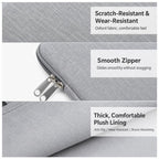 Baona BN-Z002 Laptop Case Waterproof Notebook Protective Bag Slim Computer Pouch, 11 inch Gray, 11 inch Black, 13 inch Gray, 13 inch Black, 14/15 inch Gray, 14/15 inch Black, 15.6 inch Gray, 15.6 inch Black, 13 inch Gray Handheld, 13 inch Black Handhel...
