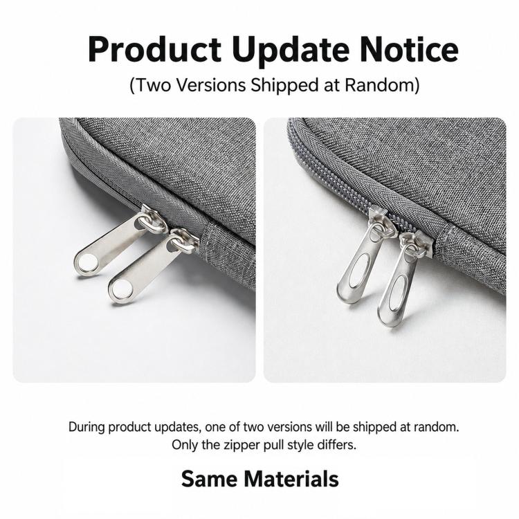Baona BN-Z002 Laptop Case Waterproof Notebook Protective Bag Slim Computer Pouch, 11 inch Gray, 11 inch Black, 13 inch Gray, 13 inch Black, 14/15 inch Gray, 14/15 inch Black, 15.6 inch Gray, 15.6 inch Black, 13 inch Gray Handheld, 13 inch Black Handhel...