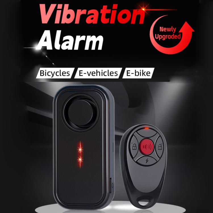 SF06R IP66 Waterproof Long-Distance Wireless Vehicle Vibration Anti-Theft Alarm, 1 Host + 1 Remote Control, 1 Host + 2 Remote Control, 2 Host + 1 Remote Control