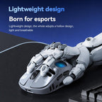 T-WOLF X3 Tri-Mode Wireless Gaming Mouse Ultra-Lightweight Hollow-Out Honeycomb Shell 8000 DPI