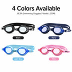 JIEJIA High-Definition Waterproof and Anti-Fog Silicone Swimming Goggles