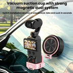 For DJI Osmo Pocket 4 / 4P / 3 BRDRC Teleprompter Magnetic Holder Cold Shoe Extender Phone Clip