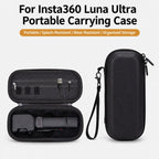 For Insta360 Luna Ultra Portable Carrying Case Hard EVA Travel Storage Bag with Carabiner