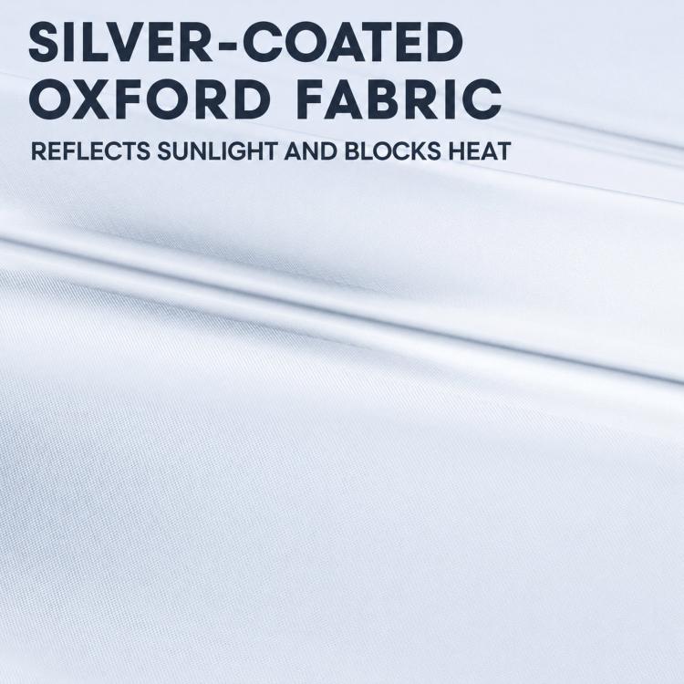 Silver Coated Car Front Windshield Sunshade Vehicle Heat Insulation Sun Shield, 140 x 80cm