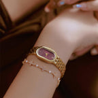 BS Bee Sister FA1905 Womens Vintage Oval Watch Quartz Dress Watch with Butterfly Clasp
