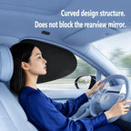 Graphene Car Window Sunshades Electrostatic Adsorption Heat Insulation Car Curtains For UV Protection, Driver, Passenger Seat, 1 Pair Front Window, 1 Pair Rear Window, 4pcs / set, 5pcs / set