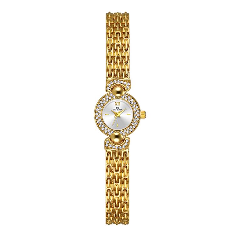BS Bee Sister FA1841 Vintage Women Bracelet Watch Dainty Small Dial Rhinestone Quartz Dress Watch for Ladies