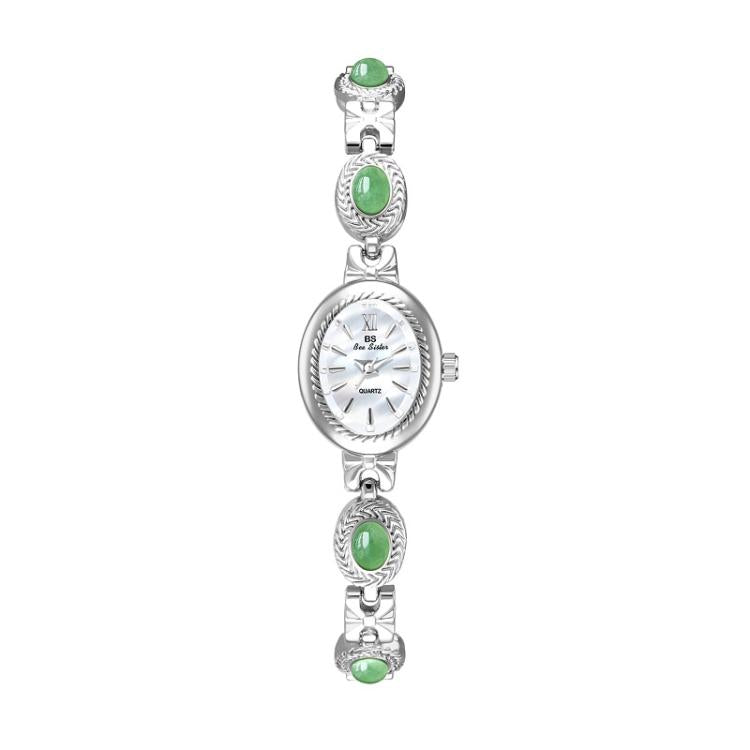 BS Bee Sister FA1859 Women Oval Bracelet Watch Vintage Analog Quartz Jewelry Dress Wristwatch