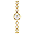BS Bee Sister FA1873 Women Round Bracelet Watch Vintage Mother of Pearl Style Analog Quartz Dress Wristwatch