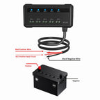 12V Universal Car Motorcycle Fuse Box Relay Kit With Quick Connector, 5-channel