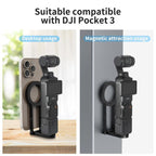 Magnetic Action Camera Mount Base, Universal 2-Prong Ball Joint, For Insta360 GO 3/3S Quick Release, For GoPro 13 Quick Release, For DJI Action 5 Pro/4/3/2 Quick Release, For 1/4inch Screw Hole Camera, Universal 17mm Ball Joint                         ...