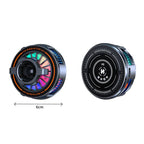 17mm Ball Joint Magnetic Phone Cooler 3-Speed Semiconductor Cooling Fan, H8A Cooler Only, with Air Vent Clip C50, with Telescopic Suction Mount C12, with Desktop Live Stand A124, with Floor Tripod KP002, with Air Vent Hook C49
