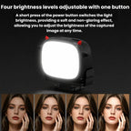 BRDRC Handheld Selfie Monster Fill Light Accessory, For DJI Osmo Action 3 / 4 / 5 Pro, For DJI Osmo Action 6 / Nano