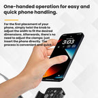 Motorcycle Semiconductor Cooling Heat Dissipation Phone Holder, Mirror Base