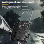 Motorcycle Semiconductor Cooling Heat Dissipation Phone Holder, Mirror Base