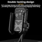 Motorcycle Semiconductor Cooling Heat Dissipation Phone Holder, Mirror Base