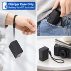 3-in-1 Battery Charger Case For Ricoh GR3 GR3X DB-110 & Olympus LI-92B