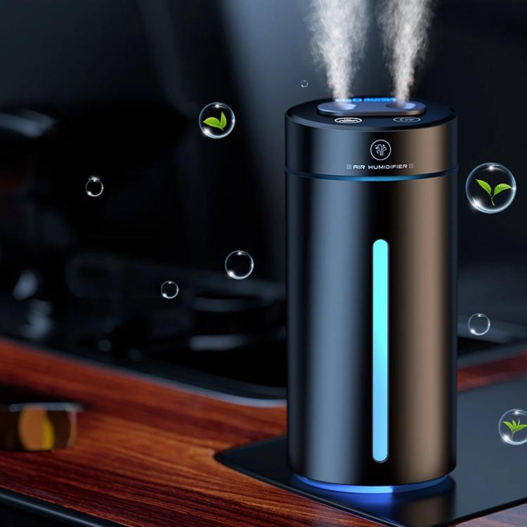 F10 Smart Dual Nozzle Humidifier Aroma Diffuser Portable Car Fragrance Sprayer With Ambient Light
