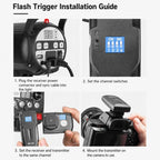 Godox RT16 Flash Trigger Studio Light Photography Light DSLR Camera Remote Control Wireless Sync Trigger, Transmitter, Receiver, Transmitter+Receiver, Transmitter+2 Receiver, Transmitter+3 Receiver