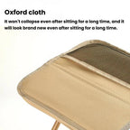 BK-011 Outdoor Foldable Crossbody Bag Stool Portable Simple Fold-Up Handbag Chair, Khaki Small, Khaki Large, Green Small, Green Large, Black Small, Black Large