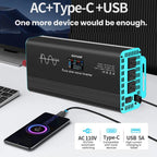 XUYUAN 12V/24V To 110V Pure Sine Wave Inverter, US Plug, 800W, 1400W, 2000W, 3000W