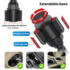 SHUNWEI 12V/24V Car Cup Holder Fan With USB Single Head, SD-2701