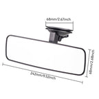 SHUNWEI Adjustable Suction Cup Wide-angle Reversing Mirror