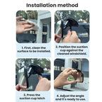 SHUNWEI Adjustable Suction Cup Wide-angle Reversing Mirror