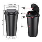 SHUNWEI Portable Round Car Water Cup Holder Miscellaneous Item Storage Box
