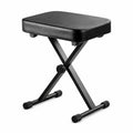 Foldable Portable Height-Adjustable Single X-Shaped Piano Stool