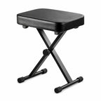 Foldable Portable Height-Adjustable Single X-Shaped Piano Stool