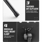 Portable Foldable Universal Music Stand Height Adjustable Sheet Music Rack For Rehearsal & Performance, Stand + Folder + Storage Bag
