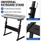 Z-Type Thickened Universal Keyboard Stand Adjustable Home Piano Support Rack