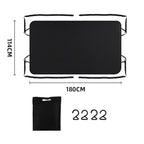 Waterproof Oxford Fabric Truck Tailgate Sun Cover Vehicle Rear Door Sun Shade, Large, Large With Clip