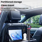 BY-1608 Oxford Cloth Car Seat Back Storage Bag Foldable Vehicle Dining Table Backseat Organizer, BY-1608