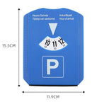 BY-1865 European Car Temporary Parking Sign Snow Shovel Multifunctional Parking Timer, 1 Coin + Tread Scale, 3 Coins