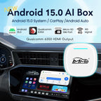MMB WJAN-Q8W Universal Wireless CarPlay Adapter Plug-And-Play Wired To Wireless Smart Box, 8+128G Hong Kong, Macau, Taiwan+Eurasian, 8+128G 5G Hong Kong, Macau, Taiwan+Eurasian