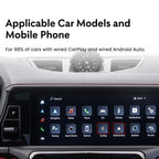 MMB WJAN-Q8W Universal Wireless CarPlay Adapter Plug-And-Play Wired To Wireless Smart Box, 8+128G Hong Kong, Macau, Taiwan+Eurasian, 8+128G 5G Hong Kong, Macau, Taiwan+Eurasian