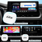 MMB WJAN-Q8W Universal Wireless CarPlay Adapter Plug-And-Play Wired To Wireless Smart Box, 8+128G Hong Kong, Macau, Taiwan+Eurasian, 8+128G 5G Hong Kong, Macau, Taiwan+Eurasian