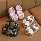 Kids Summer Anti-Slip Soft Sole Sandals Easy On Off Beach Sandals For Girls, 21 Length 14cm, 22 Length 14.5cm, 23 Length 15cm, 24 Length 15.5cm, 25 Length 16cm, 26 Length 16.5cm, 27 Length 17cm, 28 Length 17.5cm, 29 Length 18cm, 30 Length 18.5cm       ...