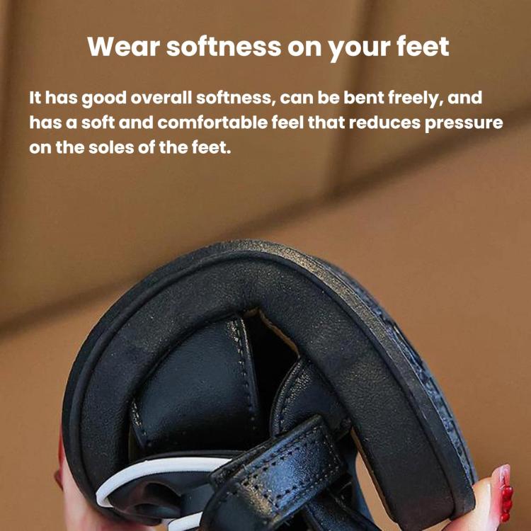 Kids Summer Anti-Slip Soft Sole Sandals Easy On Off Beach Sandals For Girls, 21 Length 14cm, 22 Length 14.5cm, 23 Length 15cm, 24 Length 15.5cm, 25 Length 16cm, 26 Length 16.5cm, 27 Length 17cm, 28 Length 17.5cm, 29 Length 18cm, 30 Length 18.5cm       ...