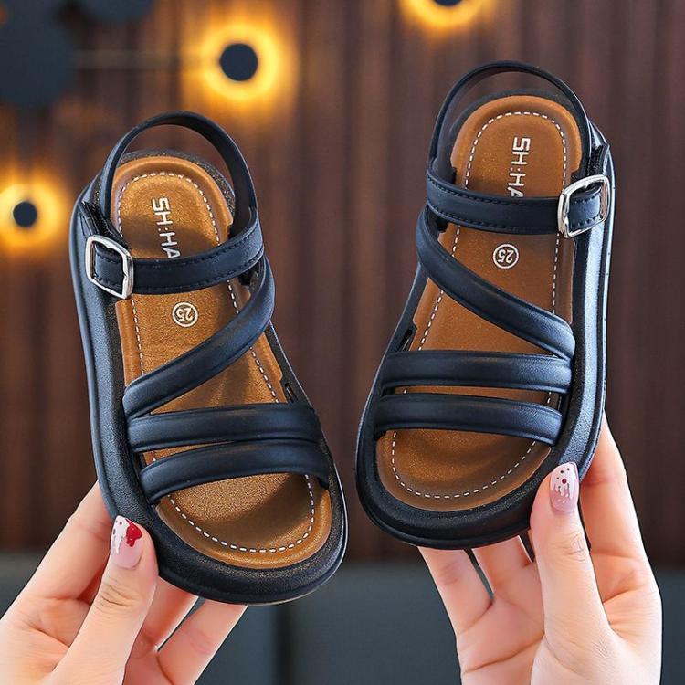 Open-Toe Elegant Sandals For Girls Cute Summer Sandals For Students, 21 Inner Length 13.5cm, 22 Inner Length 14cm, 23 Inner Length 14.5cm, 24 Inner Length 15cm, 25 Inner Length 15.5cm, 26 Inner Length 16cm, 27 Inner Length 16.5cm, 28 Inner Length 17cm ...