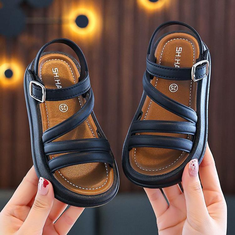 Open-Toe Elegant Sandals For Girls Cute Summer Sandals For Students, 21 Inner Length 13.5cm, 22 Inner Length 14cm, 23 Inner Length 14.5cm, 24 Inner Length 15cm, 25 Inner Length 15.5cm, 26 Inner Length 16cm, 27 Inner Length 16.5cm, 28 Inner Length 17cm ...