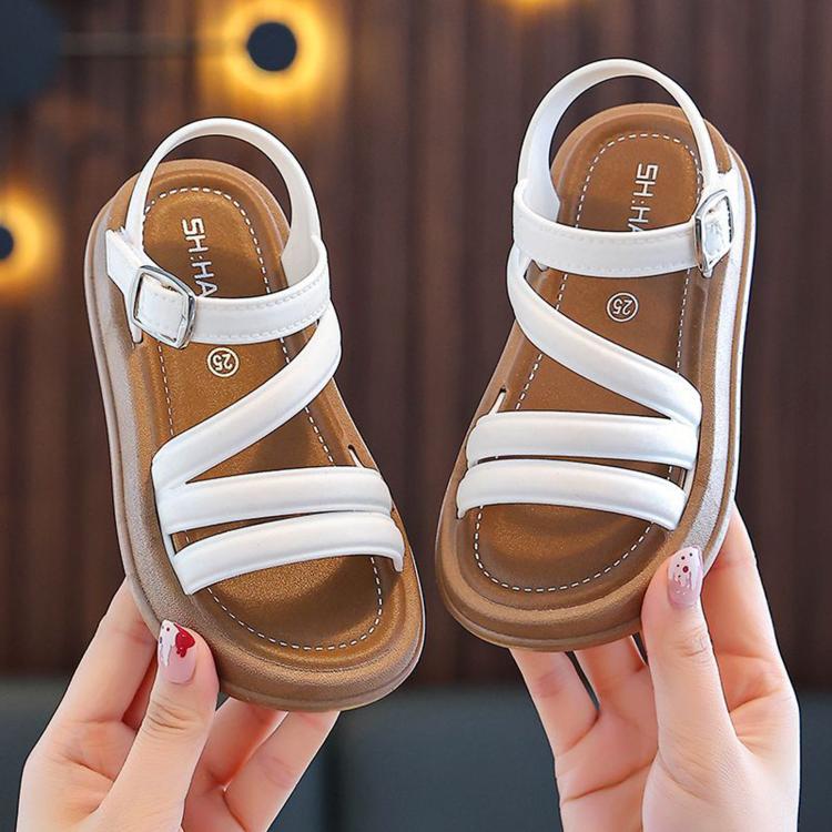 Open-Toe Elegant Sandals For Girls Cute Summer Sandals For Students, 21 Inner Length 13.5cm, 22 Inner Length 14cm, 23 Inner Length 14.5cm, 24 Inner Length 15cm, 25 Inner Length 15.5cm, 26 Inner Length 16cm, 27 Inner Length 16.5cm, 28 Inner Length 17cm ...